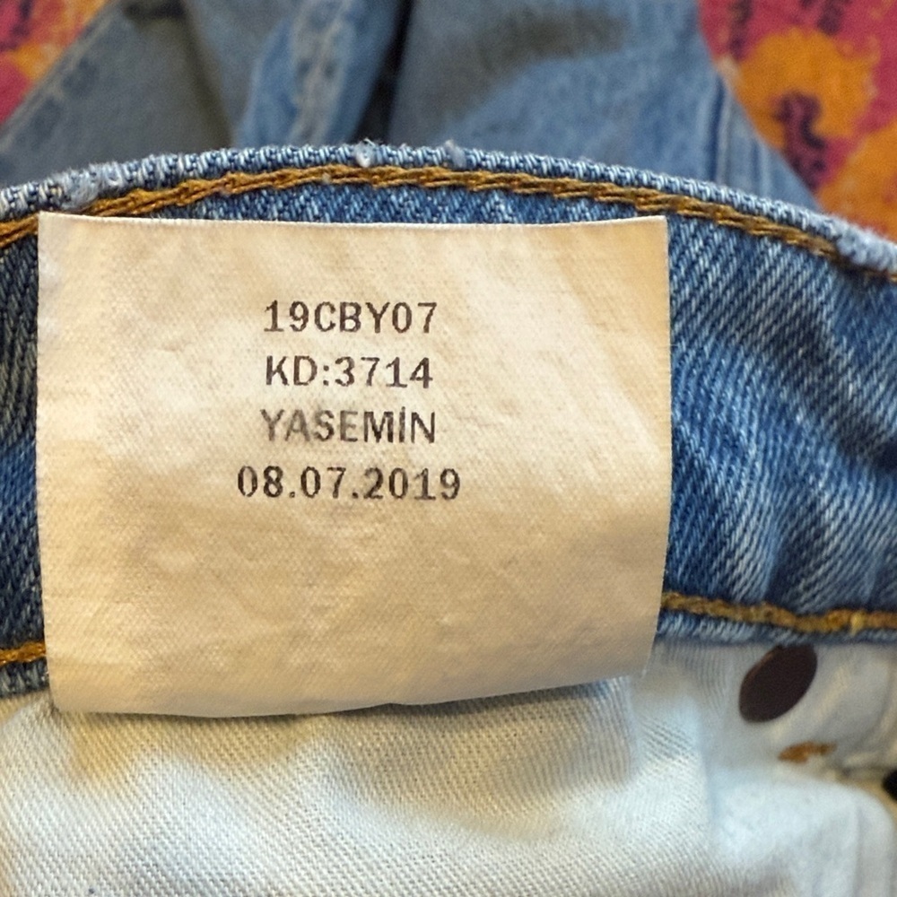Boyish Light Blue Straight Leg Jeans - Picture 5 of 12